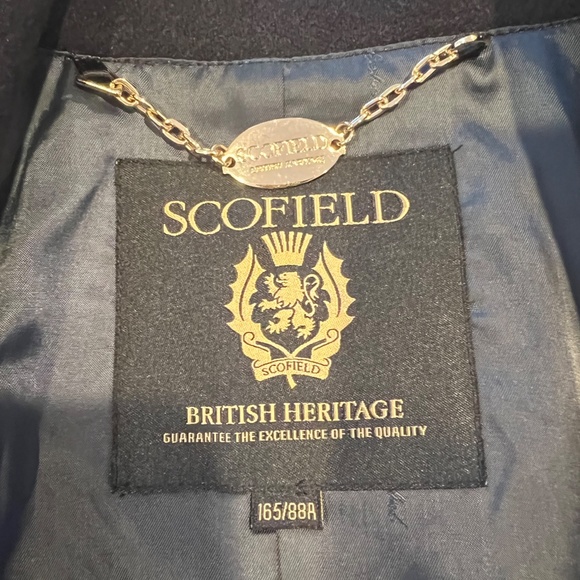 Women navy Scofield coat - Picture 9 of 13